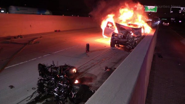 Motorcyclist Killed in Head-On Wrong-Way Driver on 5 Fwy in Santa Ana