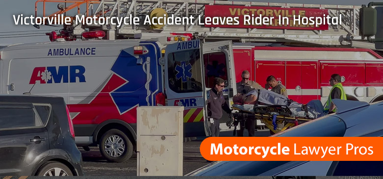 Victorville Motorcycle Accident Leaves Rider In Hospital