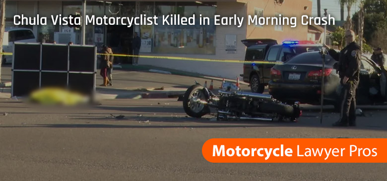 Chula Vista Motorcyclist Killed in Early Morning Crash