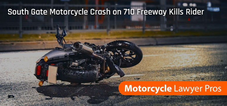 South Gate Motorcycle Crash on 710 Freeway Kills Rider