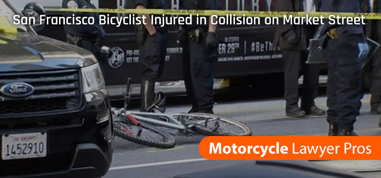 San Francisco Bicyclist Injured in Collision on Market Street